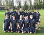 The U12A unbeaten in 45 matches rugby team